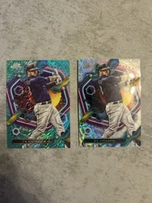 Ty France | 2023 Topps Cosmic Chrome | Aqua Equinox Refractor /199 & Nucleus