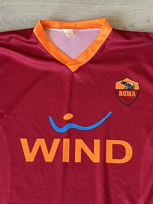 Size XL - Francesco Totti #10 2009-10 AS Roma Kappa Home Jersey