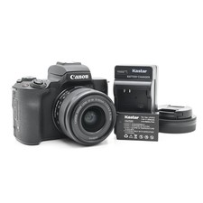 Canon EOS M50 Mark II Mirrorless 24.1MP Digital Camera Kit w/ 15-45mm Lens #566