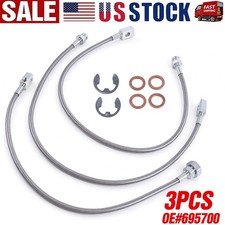 For 1988-1997 1998 Chevy/GMC K1500 K2500 4WD Brake Hose Line Kit 4" Lift US