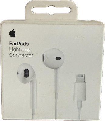 Apple EarPods with Lightning Connector In Ear Canal Headset - White