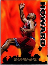 1995-96 NBA Hoops - Sizzlin' Sophs Juwan Howard #200 - Bullets Wizards