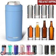 Universal Insulated Can Cooler Fits 12oz 16oz Bottles Keeps Drinks Cold 24hrs US