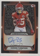 2019 Panini Obsidian Rookie Electric Etch Orange 46/75 Darwin Thompson Auto 6f7