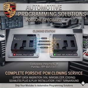 PORSCHE BCM Cloning Service 911 Carrera Boxster Taycan Cayman Macan Cayenne