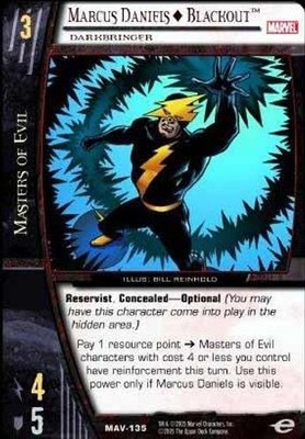Marcus Daniels   Blackout, Darkbringer - FOIL - The Avengers - FOIL - Vs