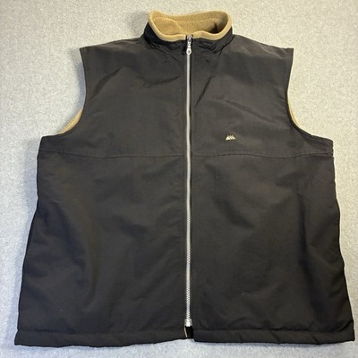Men s Mavala Fleece Lined Vest 2XL Black Zip Front Outdoor Workwear