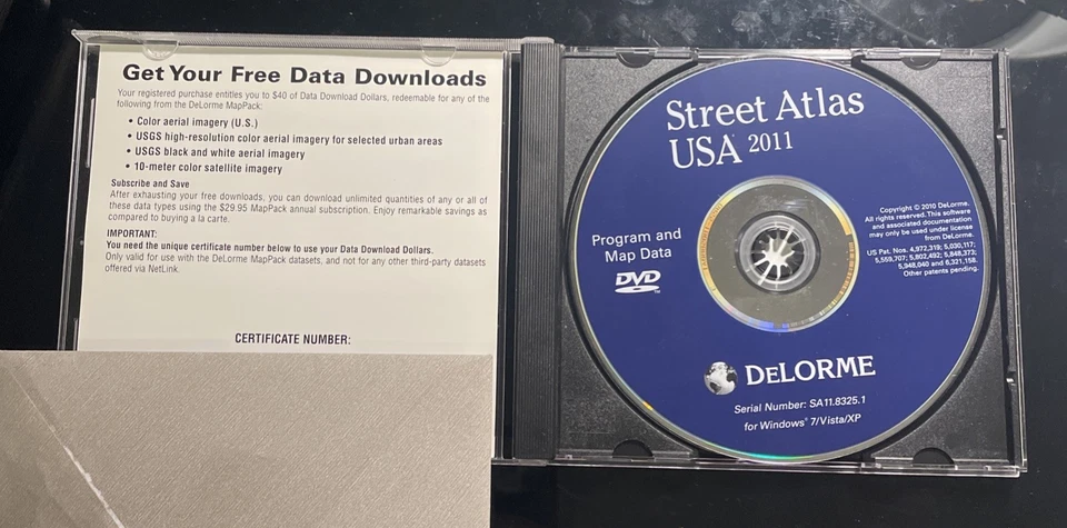 Delorme Street Atlas USA 2011 CD-ROM - Image 4 of 4