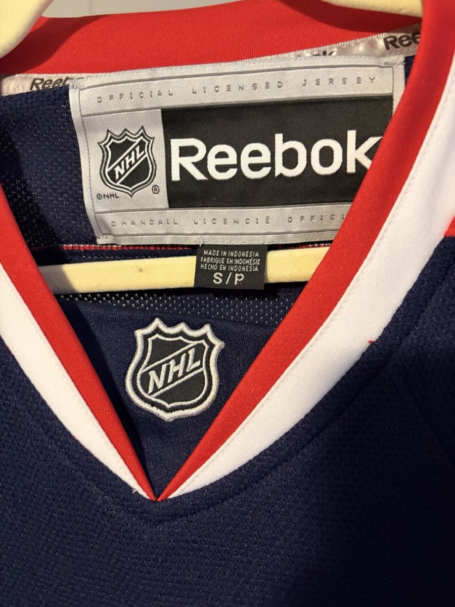 Reebok Columbus Blue Jackets navy/red/white NHL hockey jersey