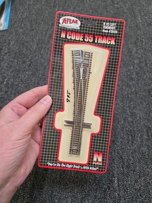 Atlas #2050 N-scale Code 55 #5 LEFT HAND Turnout