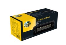 Hella Black Magic Series Mini Flood Led Light Bar 7.700 In. Length Flush-mount Hella Black Magic Series Mini Flood Led Light Bar 7.700 In. Length Flush-mount