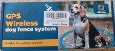 GPS Wireless Fence System Dog Collar Containment Adjustable Radius New