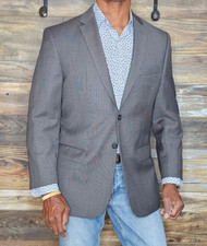 Joseph Jos. A. Bank Slim Fit 100 Wool Gray Dual Vent Blazer Jacket 39R