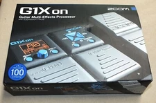 Zoom G1X-ON Multi Effect Guitar and Bass Effects Pedals in Box