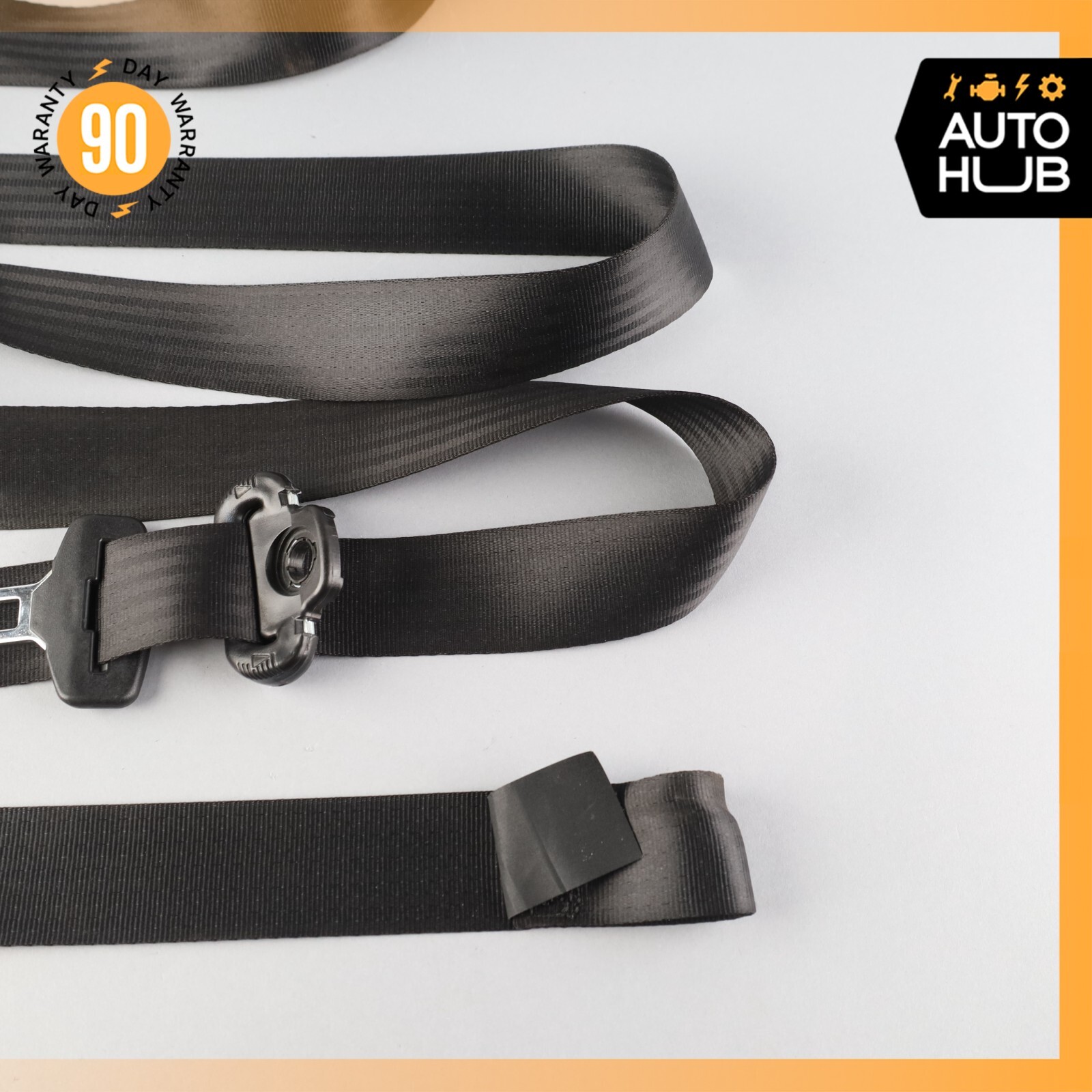 02-07 Maserati M138 Coupe 4200 Front Right Side Seat Belt Seatbelt Black OEM