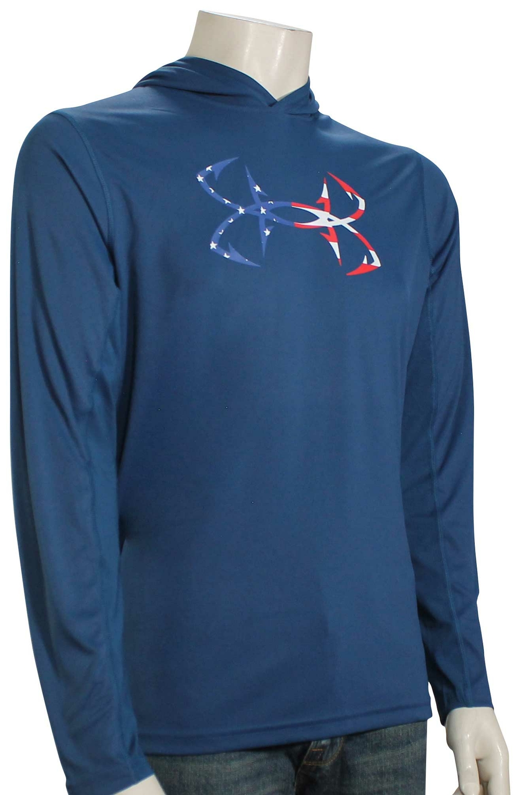 Толстовка с капюшоном Under Armour Iso-Chill Freedom Hook - Deep Sea Белый - Новинка 9990₽