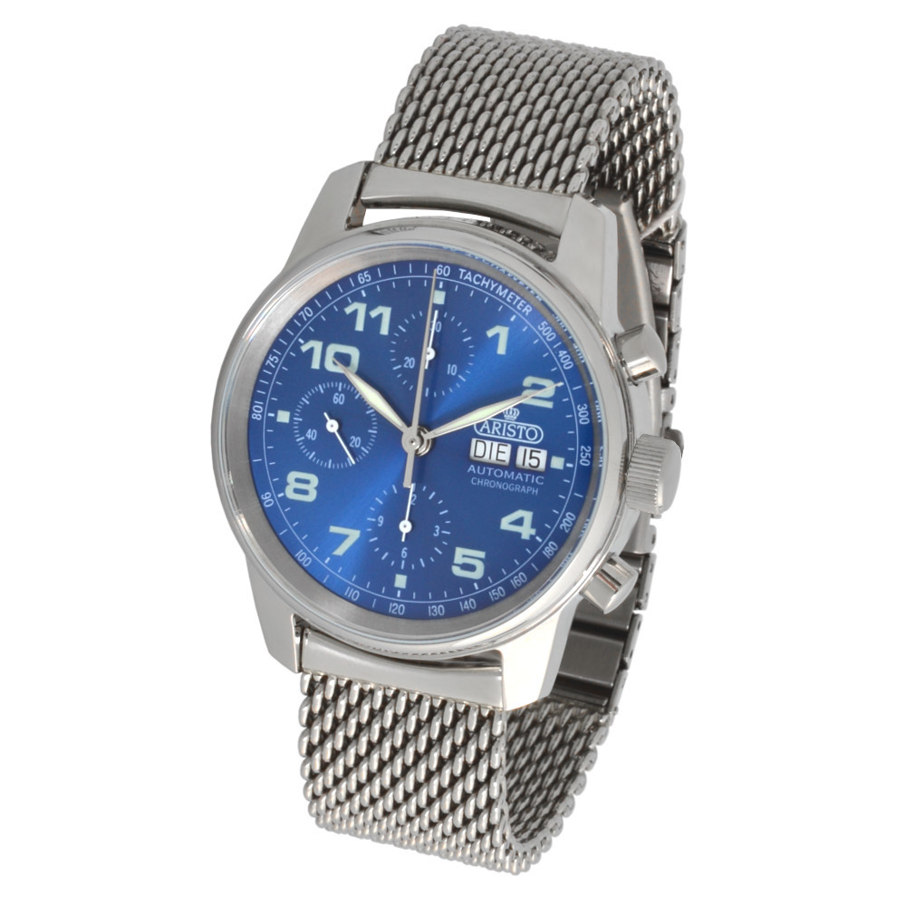 時計 ARISTO as2072 automatic MADE IN GERMANY Aristo Men's Automatic Chronograph Watch 4H174M ETA7750