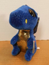 TY Beanie Boos Saffire the Blue Dragon With Tags Plush 6" jb