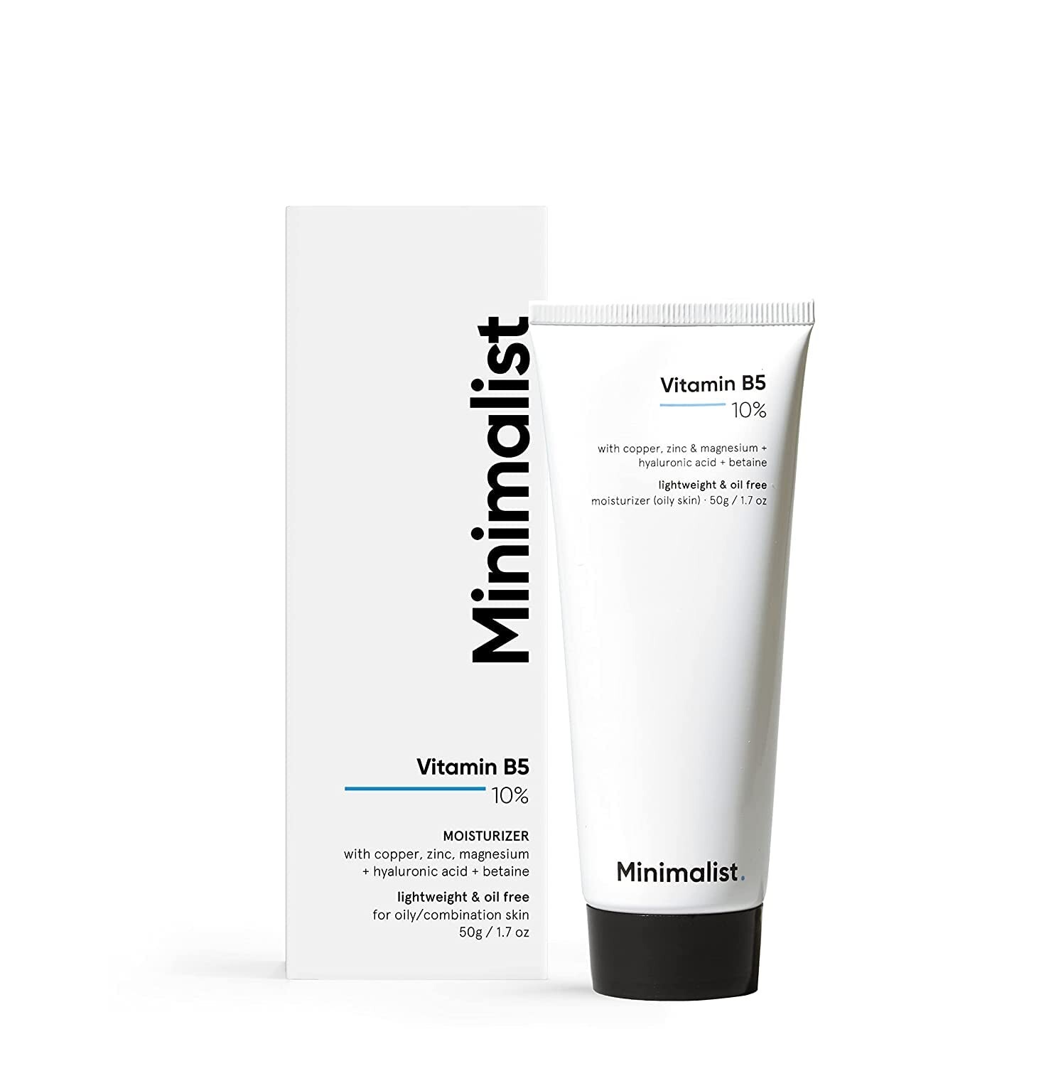 Minimalist 10% Vitamin B5 Gel Face Moisturizer For Oily & Acne Prone - 50g Skin