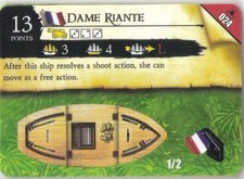 PIRATES POCKETMODEL Savage Shores 024 DAME RIANTE NEW UNPUNCHED CSG