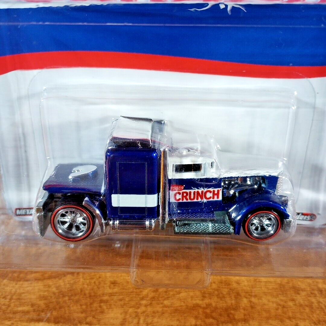 Hot Wheels Pop Culture Nestle Crunch Convoy Custom Blue Real