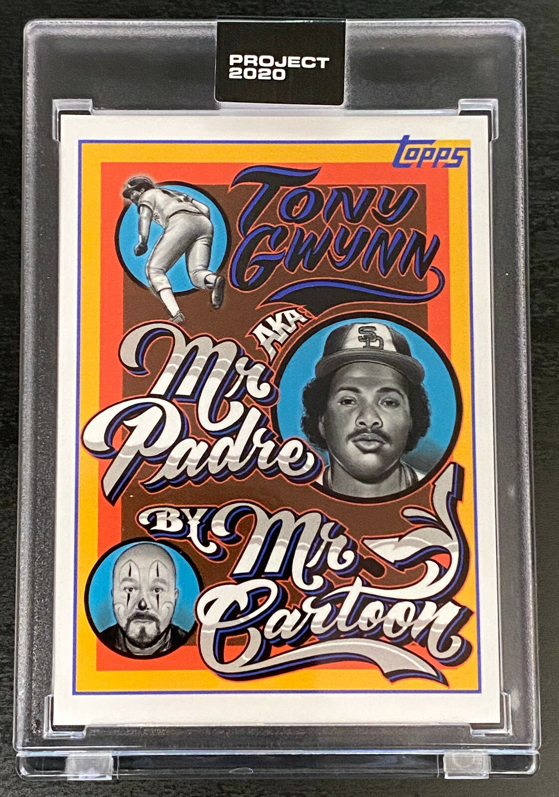 Topps PROJECT 2020 #198 - 1983 Tony Gwynn by Mister Cartoon *IN HAND* PR 3567