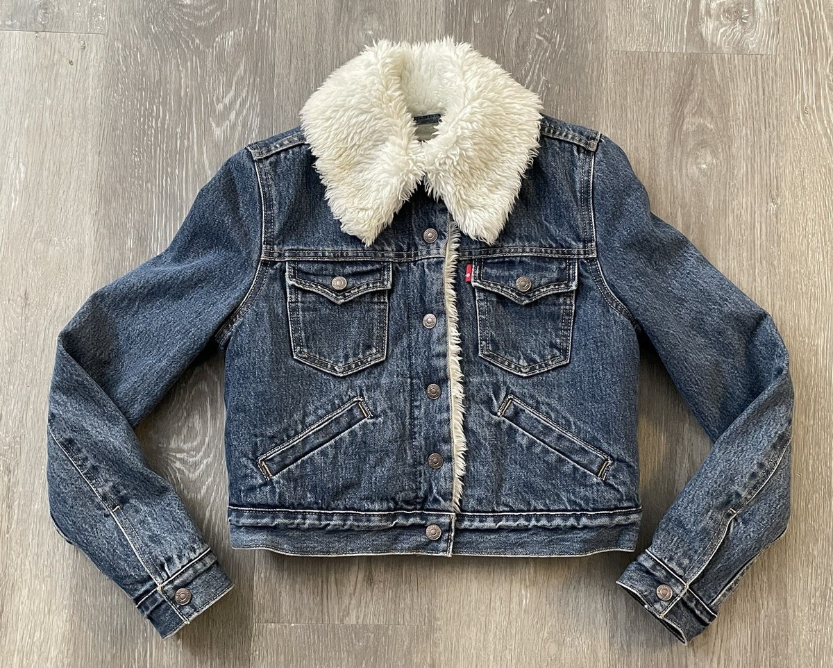 Original Sherpa Womens Sherpa Jacket Denim Original Sherpa Lined