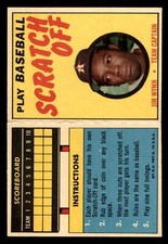 1970 Topps Scratch-Offs Baseball #23 Jim Wynn EX