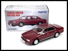 Tomica Limited Vintage LV-N289a Nissan Gloria V30E Brougham Red 1/64 TOMYTEC New