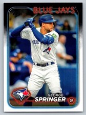 2024 Topps Baseball #72 George Springer Toronto Blue Jays