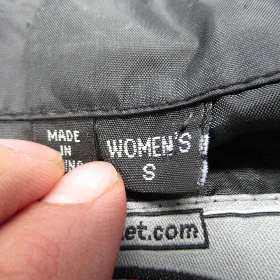 Joe Rocket Moto Jacket Womens Small Black Full Dual Zip Inner Jacket Waterproof - Image 4 of 4