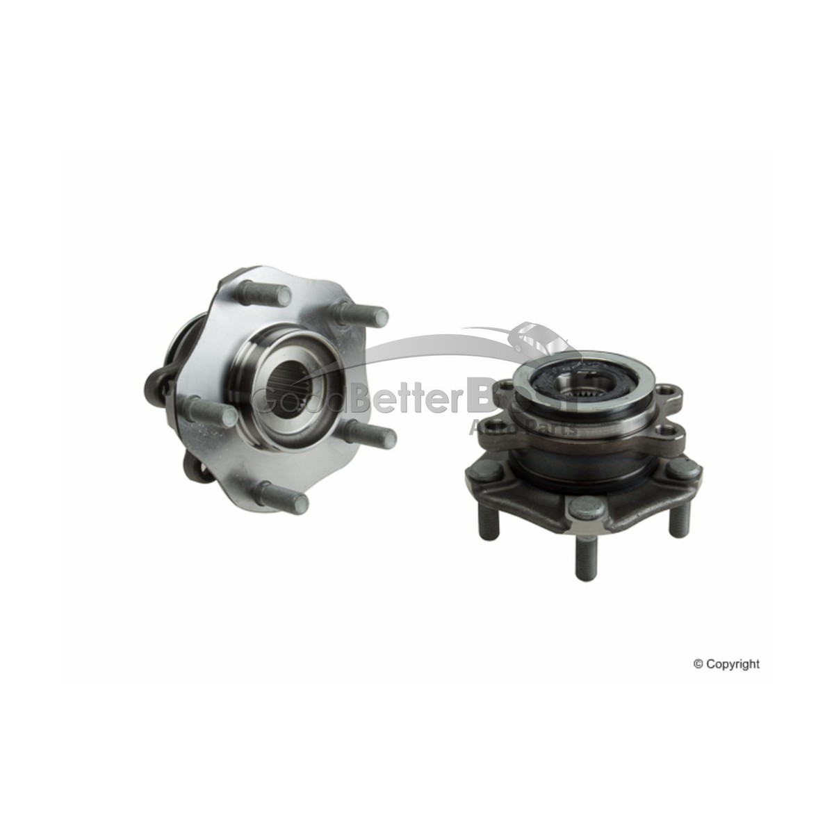 One New SKF Axle Bearing and Hub Assembly Front BR930872 for