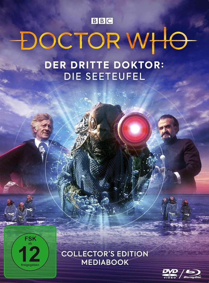 Doctor Who: Der Dritte Doktor - Die Seeteufel - Mediabook Edition Blu-ray NEU