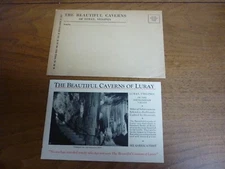 Luray Caverns, Virginia. 23-page booklet. 1935. Fine with near fine envelope.