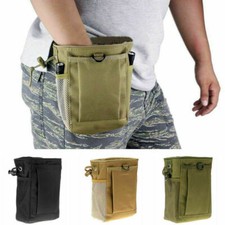 Portable Molle Belt Military Ammo Bag Magazine Mag Drop Dump Pouch Foldable New