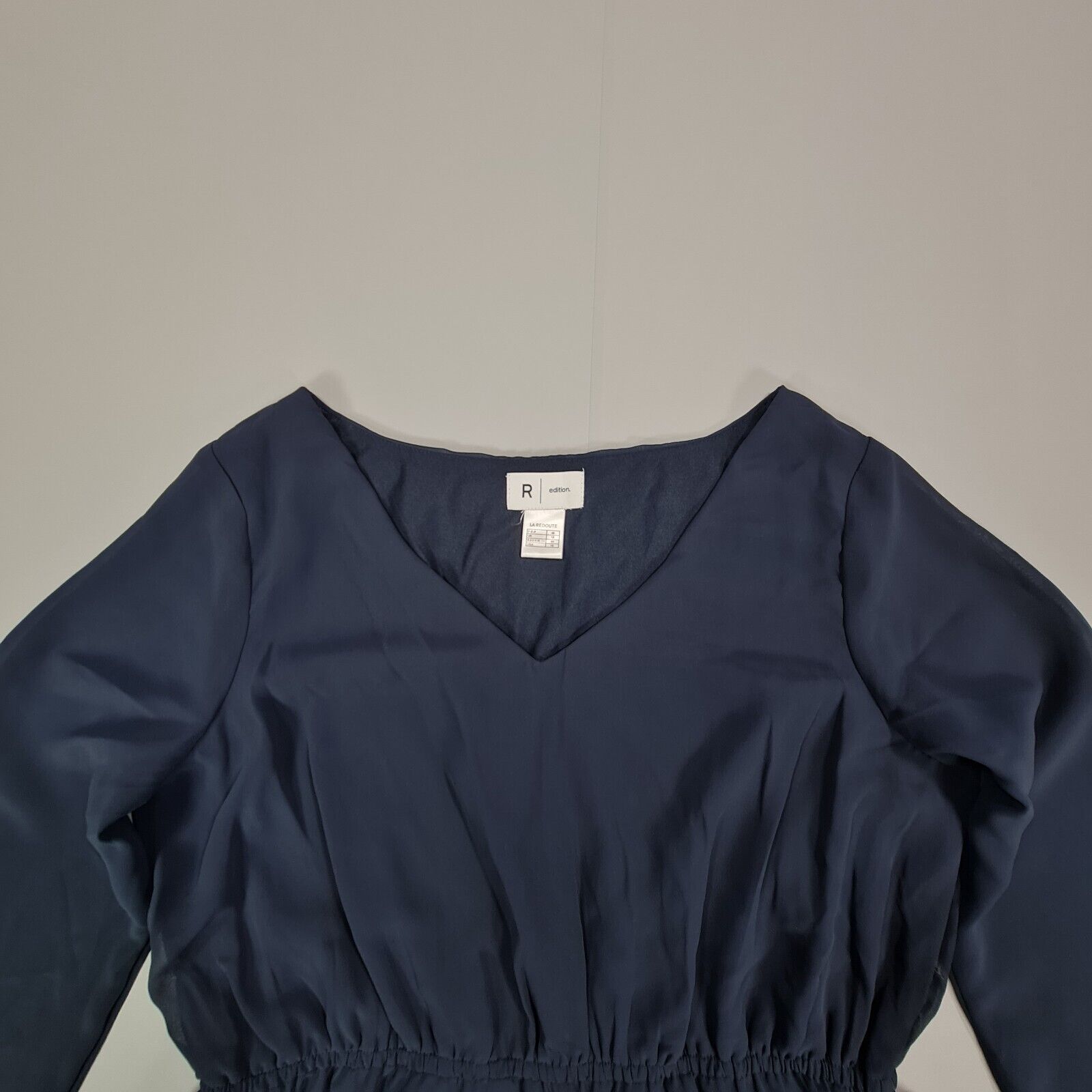 La Redoute Womens Dress Navy Blue 18 UK Long Slee… - image 2