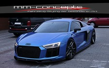 SCHWARZ Spoilerlippe CUP für Audi R8 V8 V10 GT Plus Splitter Schwert Diffusor 2
