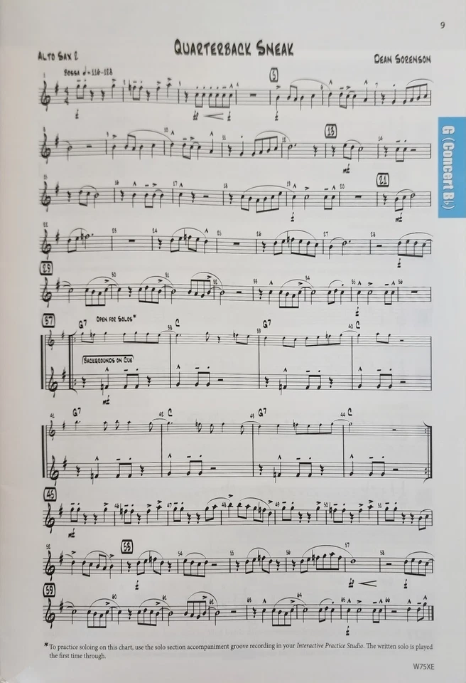 Alto Saxophone First Place For Jazz Dean Sorenson Introductory Method Song Book - Image 3 of 4
