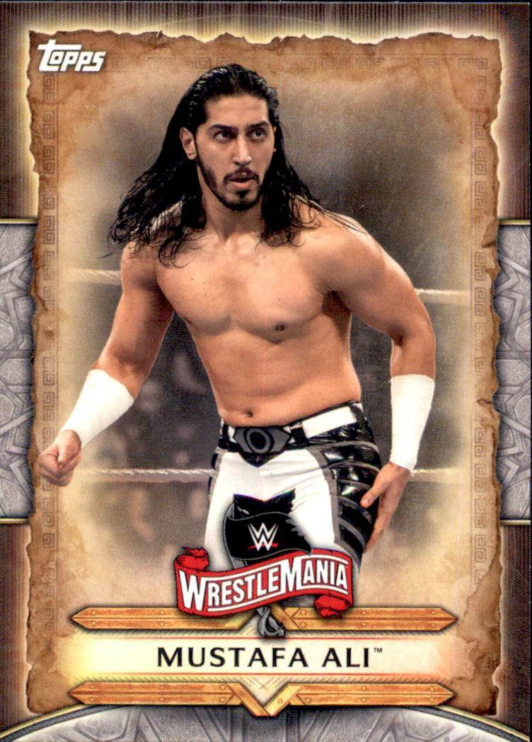 Mustafa Ali Promo Mustafa Ali WWE Pro Wrestling Trading Card WWF