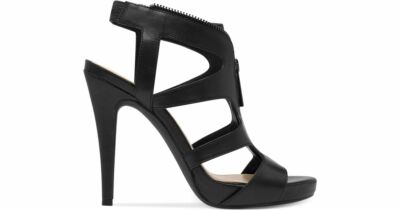 JESSICA SIMPSON CARMYNE SANDALETTEN PEEPTOE SCHWARZ UK 3 EU 36 CH12 58
