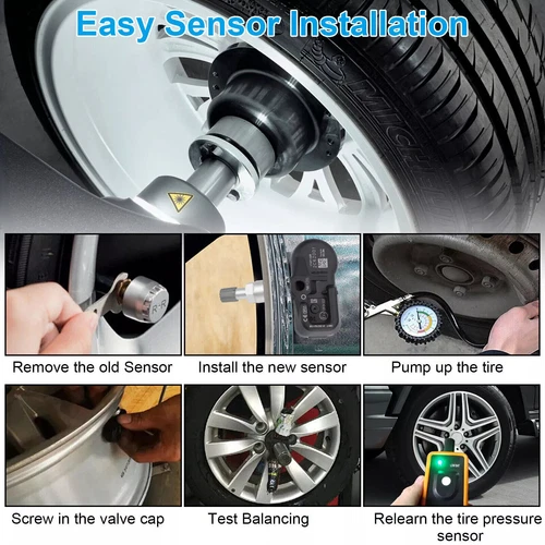 4Pcs OEM 13598773 Tire Pressure Sensor TPMS 433MHz For GMC Chevrolet Buick Chevy - Bild 17 von 17