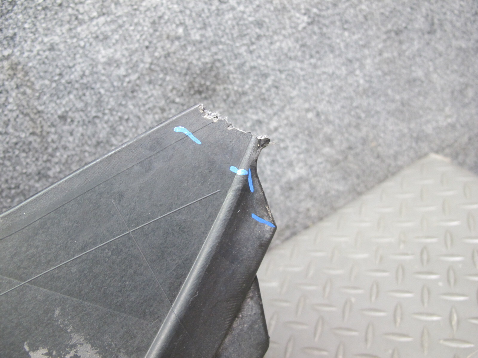 07-10 BENTLEY CONTINENTAL GTC REAR UNDERBODY SPLASH SHIELD COVER 3W7825507A