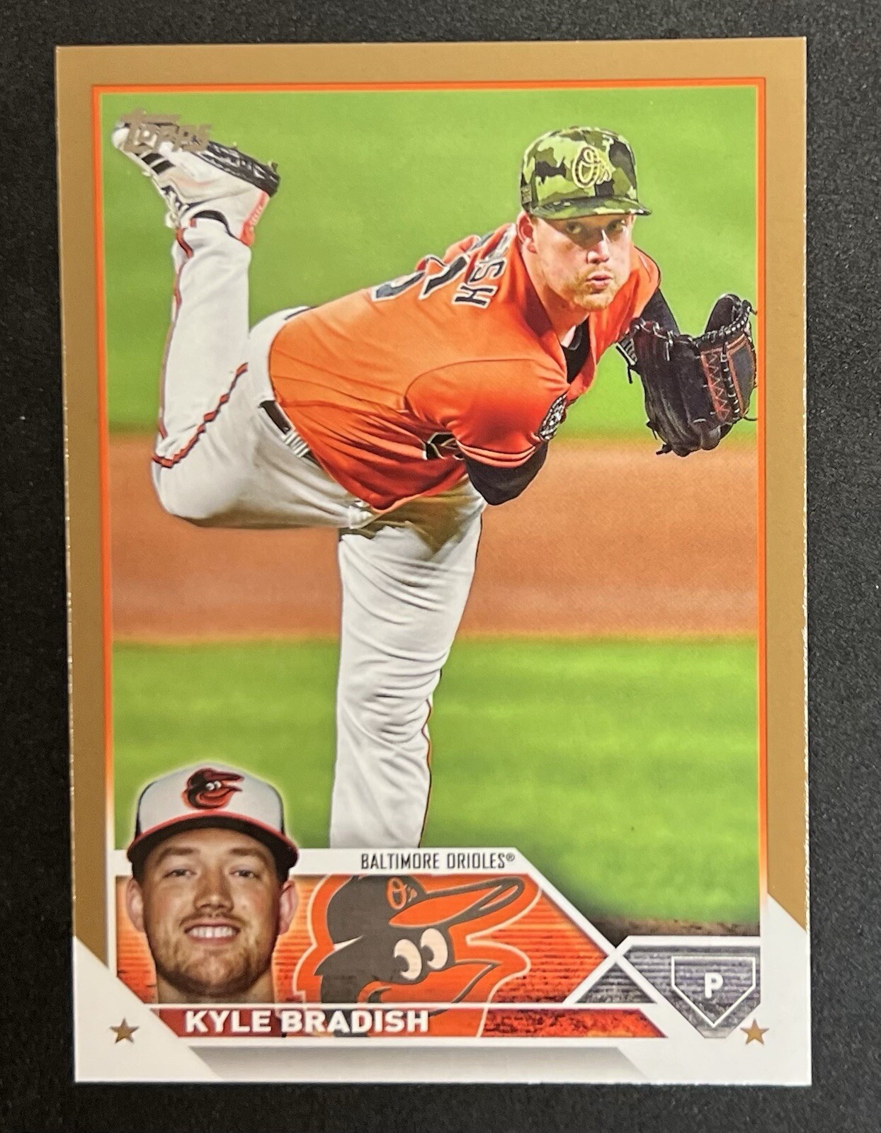 2023 Topps Series One KYLE BRADISH #77 Gold Parallel /2023  Baltimore