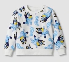 Bluey Toddler Crewneck Sweatshirt Size 2T New With Tags Girls Boys