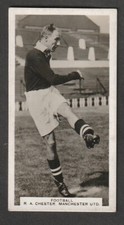 PATTREIOUEX tobacco Football 1935 Manchester United R A Chester Sporting  Celeb
