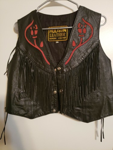 hudson leather vest