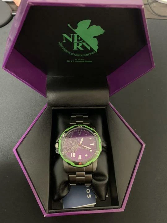 Evangelion Wrist Watch Unit 01 Model USJ Limited Universal Studios Japan