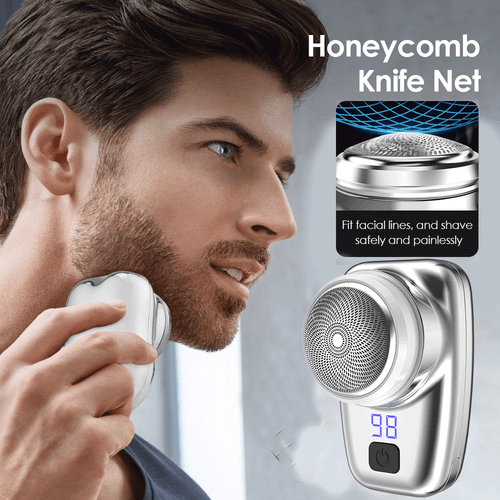 Afeitadora Eléctrica Recíproca Recargable Cabeza Calva Recortadora de Barba Maquinilla de Afeitar PG - Imagen 19 de 25