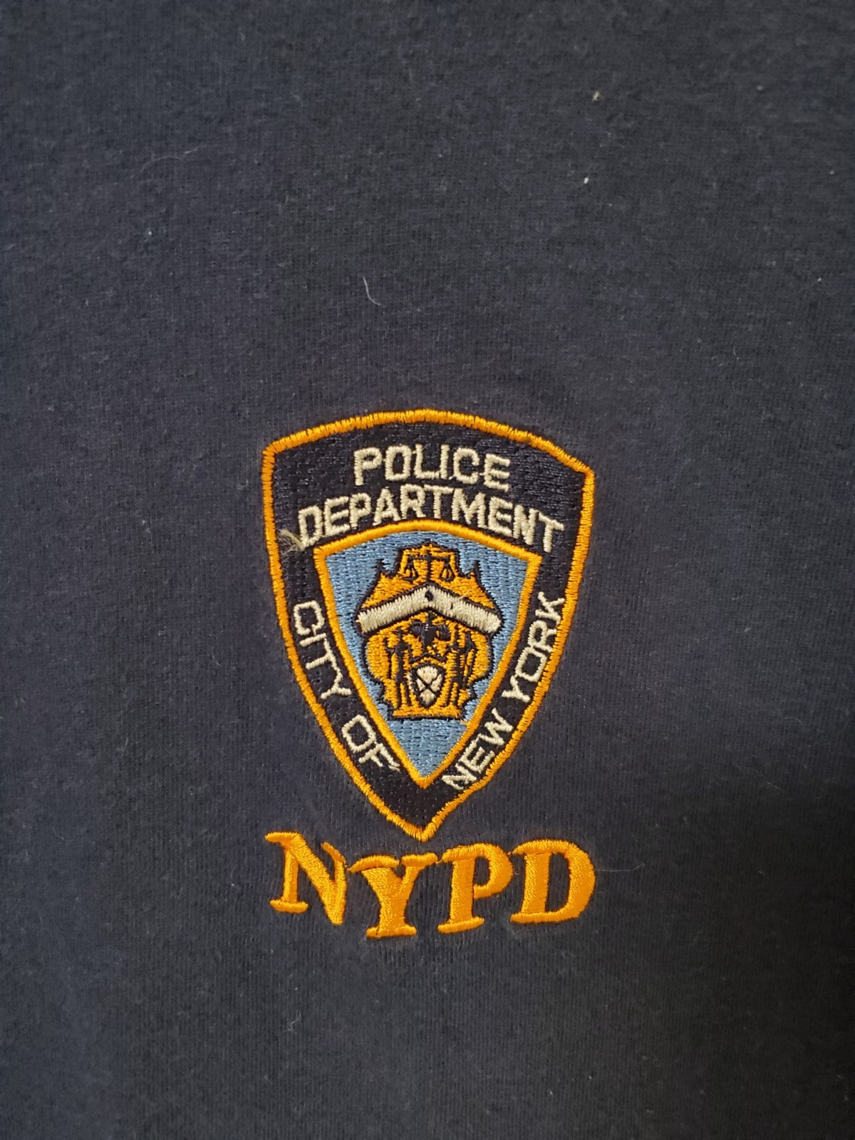 Vintage Single Stitch NYPD New York Police Department… - Gem