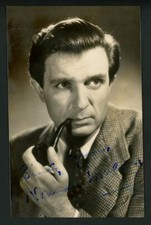 NORMAN WOOLAND signed small photo | "Hamlet" & "Ivanhoe" - autograph